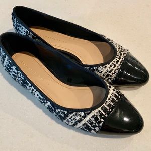 Zara Black & White Trafaluc Flats (s: 37)